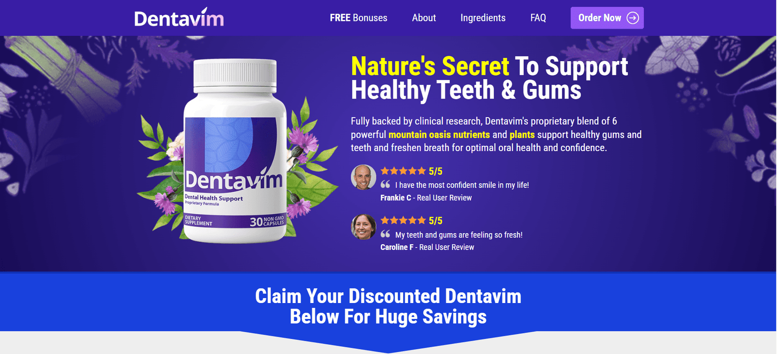 Dentavim Bottle